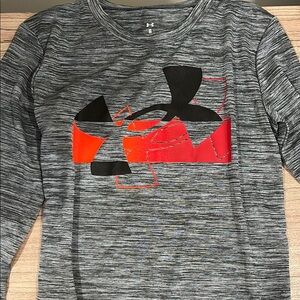 Under Armour Kids Grey Long Sleeve Shirt